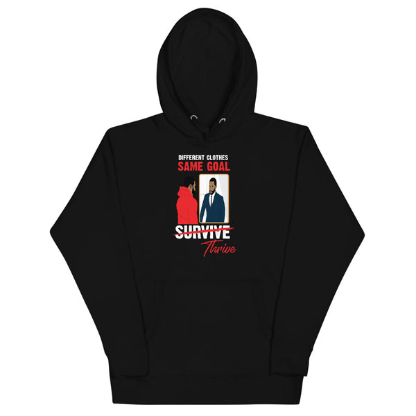 Different Clothes, Same Goal Hoodie