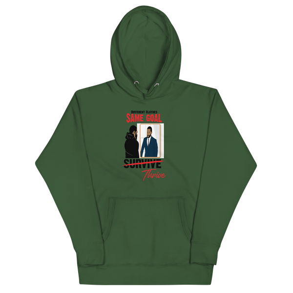 Different Clothes, Same Goal Hoodie