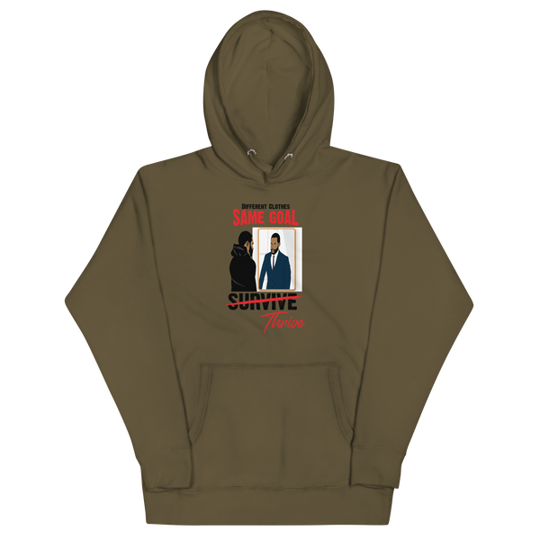 Different Clothes, Same Goal Hoodie