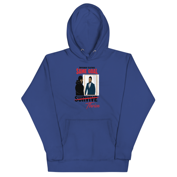Different Clothes, Same Goal Hoodie