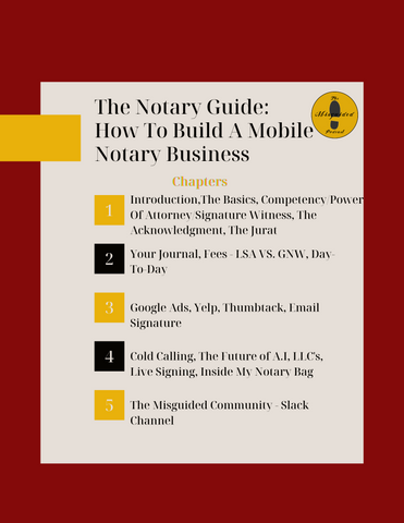 The Notary Guide: How To Build A Mobile Notary Business